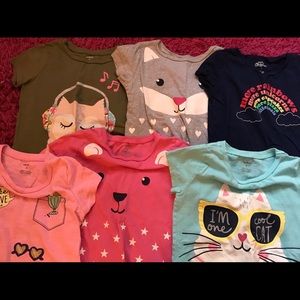 Bundle of 6 t-shirts sz 7